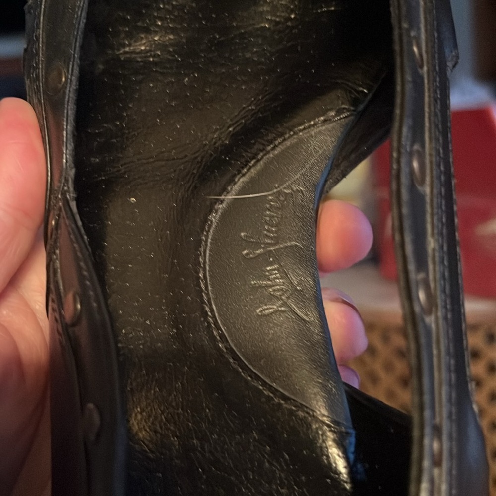 John Fluevog Free Amina shoes studded black leather (project shoe) - Picture 13 of 14